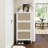 3 Door Shoe Rack, Freestanding Modern Storage Unit For Entryway, 44Lb Load Capacity, Engineered , -Proof, , Sun-, No Burrs, Fine Finish, 2 Compartments Each Layer, Gold Handle Smooth Operation, Matte-1601422748