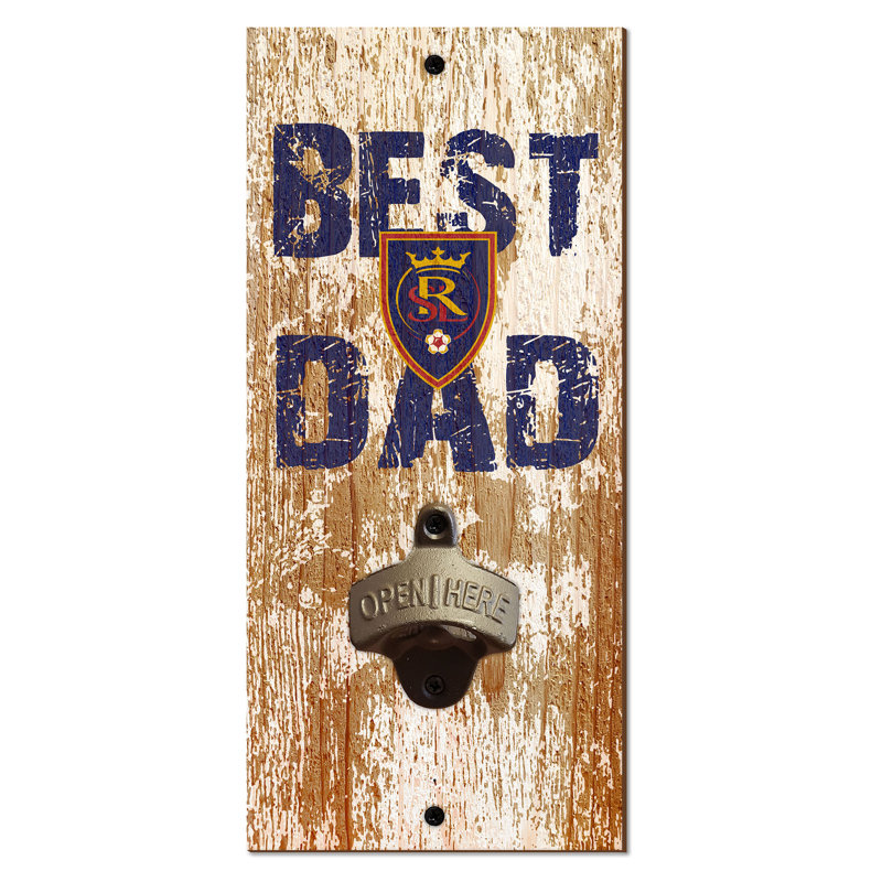 Wood Bottle Opener, Real Salt Lake