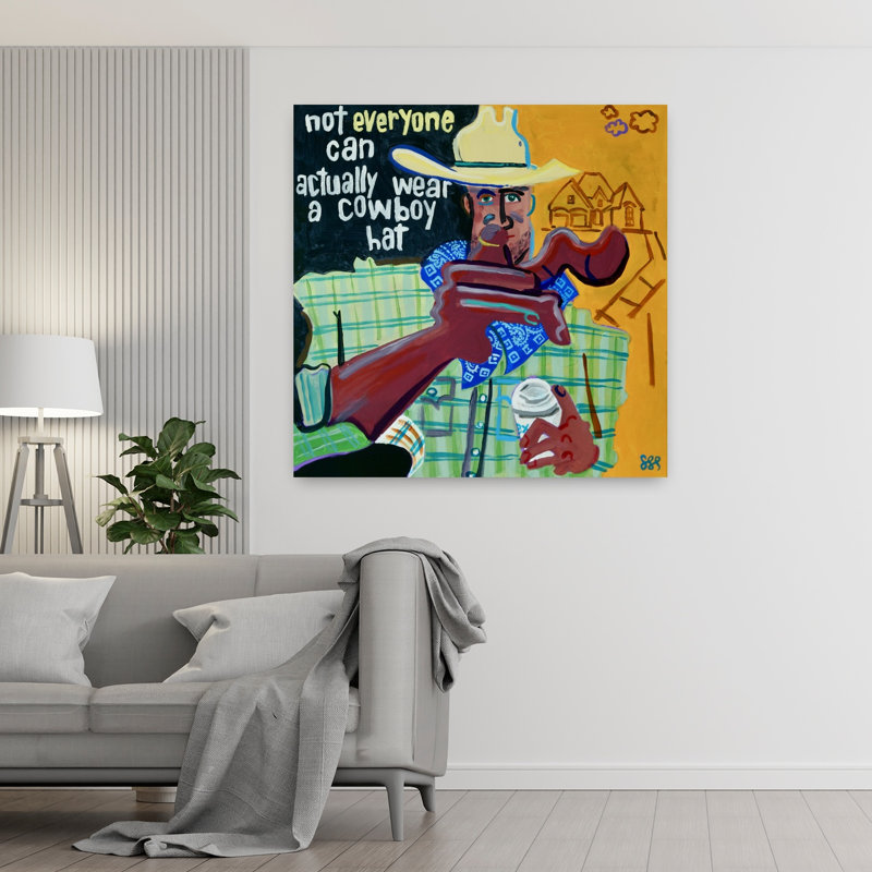 Art contemporain Portrait contemporain, H 36 po x l 36 po