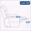 Fauteuil inclinable Power Lift avec double moteur et massage thermique-147300633