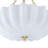 Classic Glam 3-Light Pleated Glass Chandelier
