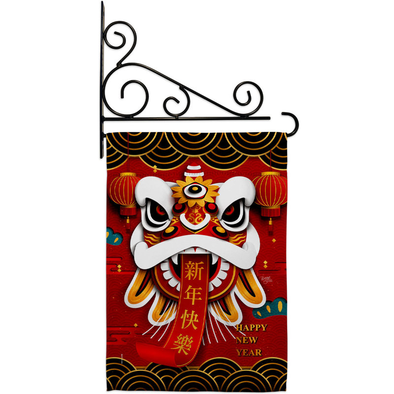 Ensemble de drapeaux en polyester 1,5 x 1,08 pi Carboni