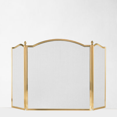 BELLA Brass Fire Screen