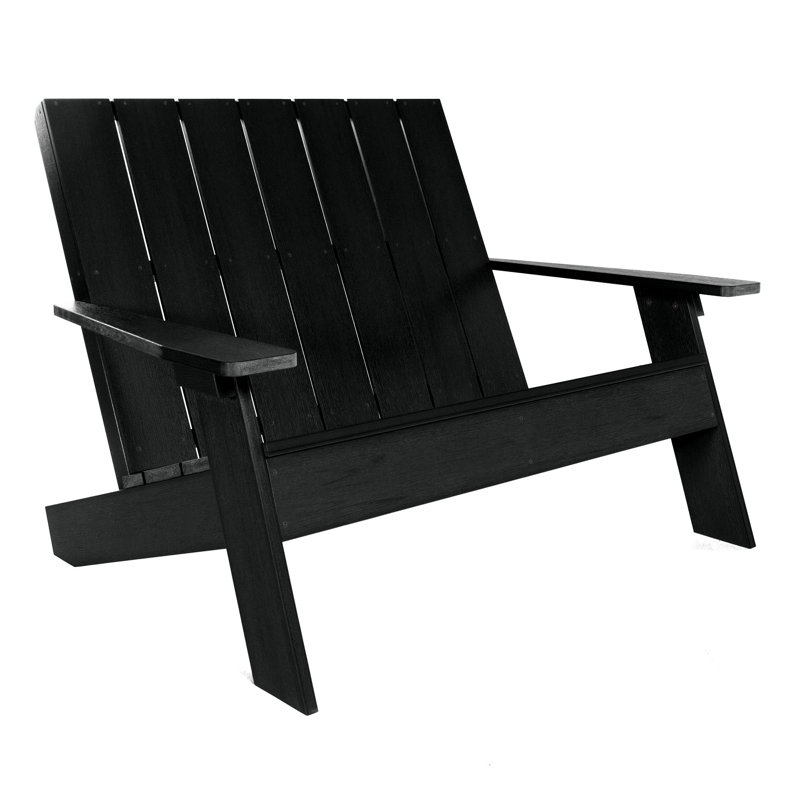 Byrnes 4 - Person Patio Conversation Set, Black