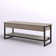 47" Lift Top Storage Bench with Shelf