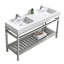 Ensemble de meuble-lavabo double 60 po Halesowen-318758454