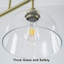 Lustre d'îlot de cuisine 3 lumières 39,37 po Modern Modern-1048609671