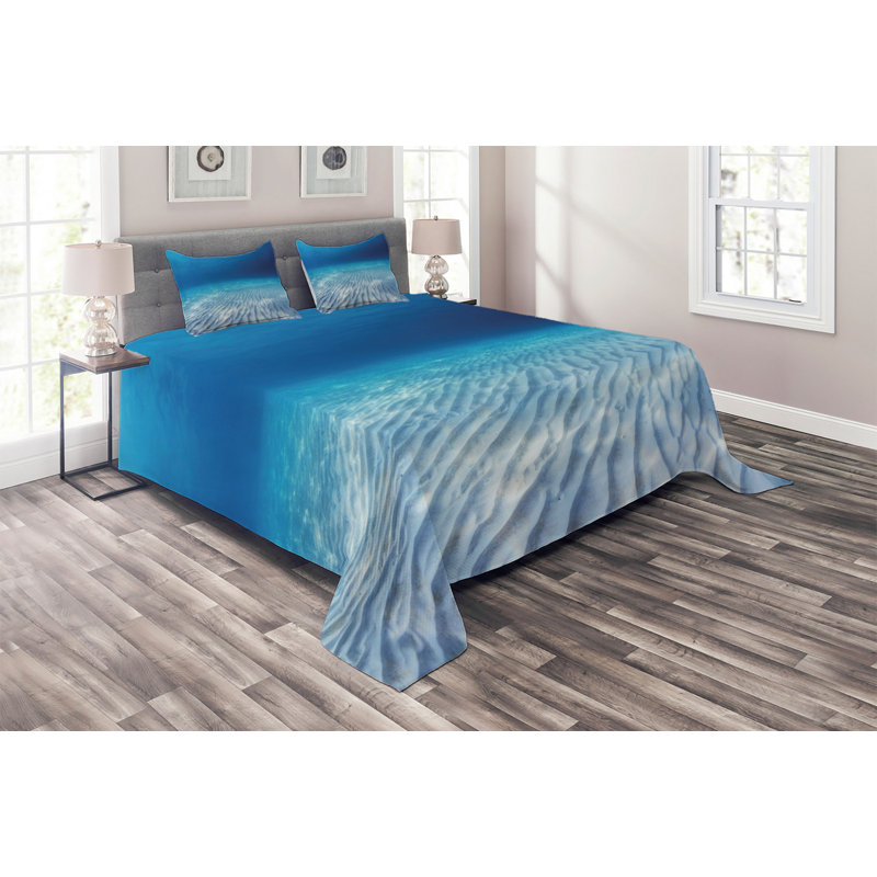 Hypnotic Coastal Polyester Coverlet