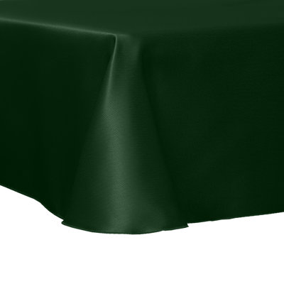 Ultimate Textile -5 Pack- Herringbone - Fandango 108 X 132-Inch Rectangular Tablecloth, Hunter Green