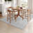 Cotton Woven Anti-Slip Washable Area Rug - Cozy Durable Design for Living Room, Bedroom, or Kitchen Decor-769727735-769727721
