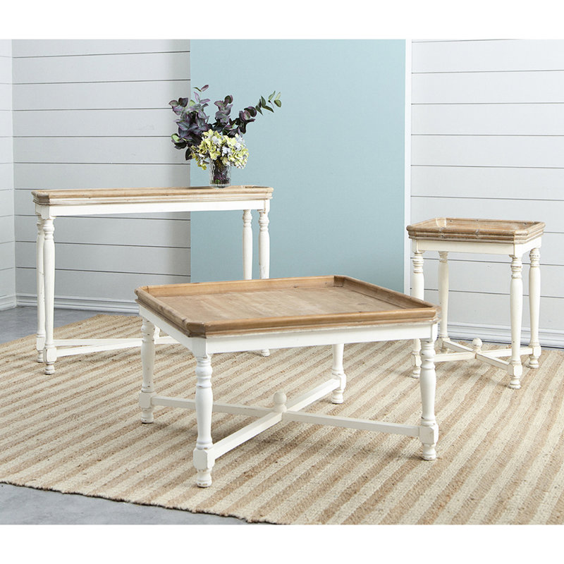 Table basse carrée en bois