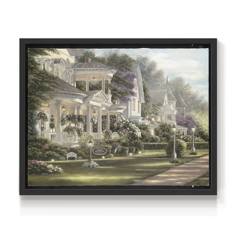 Minns House -Framed Print - Restickable, 8" H x 10" W, Black
