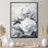 Monochromes flou artistique pivoines I - pivoines, art mural