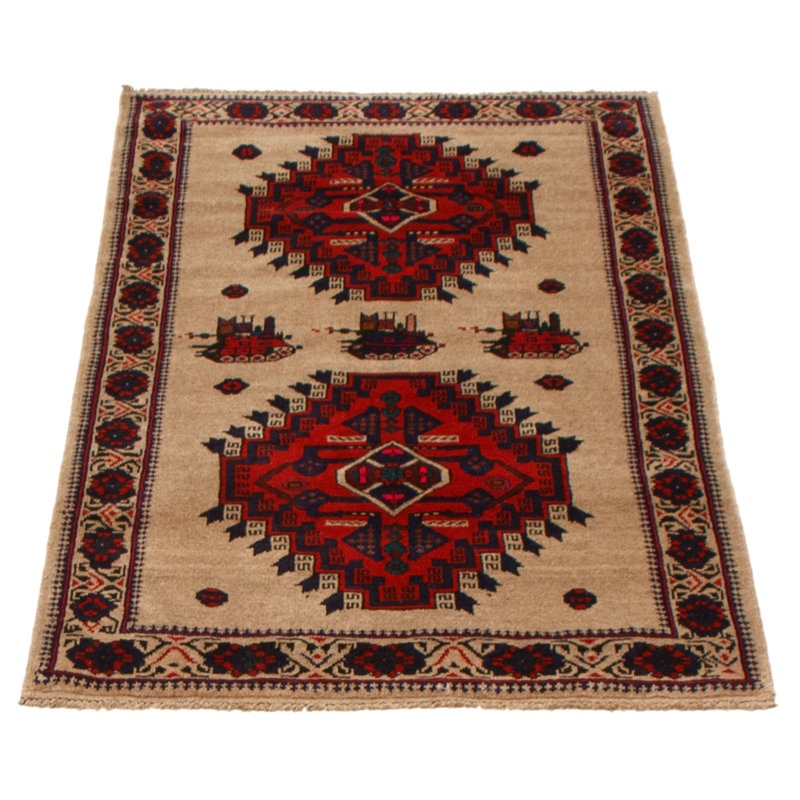Tapis brun clair 3 pi 0 po x 4 pi 7 po Torben