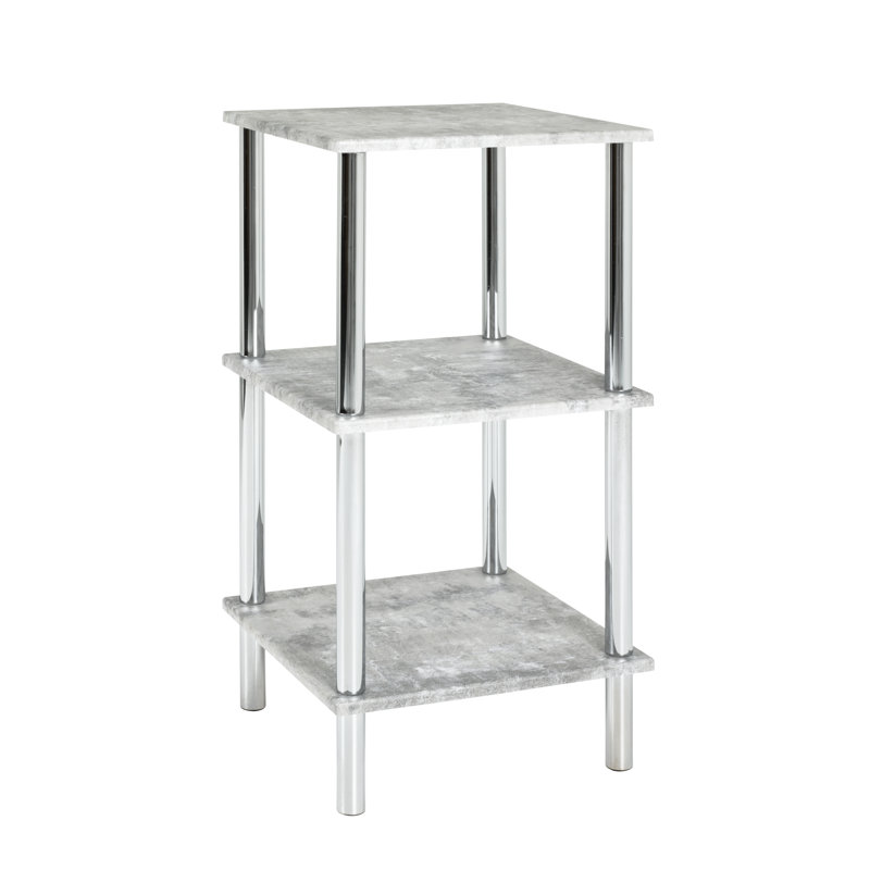 Maryanne 77cm H x 39cm W Steel Etagere Bookcase