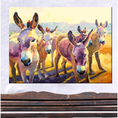 Friel All-Weather Canvas Animals Wall Decor