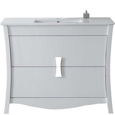 Notburg 48'' Free-standing Single Bathroom Vanity with Manufactured Wood Vanity Top -  Wildon Home®, FB99254443FF4DF29DBC85C30E52AC34