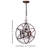 Neida 4 - Light Dimmable Globe Chandelier-210461051