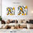 Avery Black And Yellow Lines-109095238