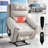 Dual Motor Infinite Position Up To 350 LBS Leatherair Power Lift Recliner Chair, Heavy Duty Motion Mechanism With 8-Point Vibration Massage And Lumbar Heating-1593323663