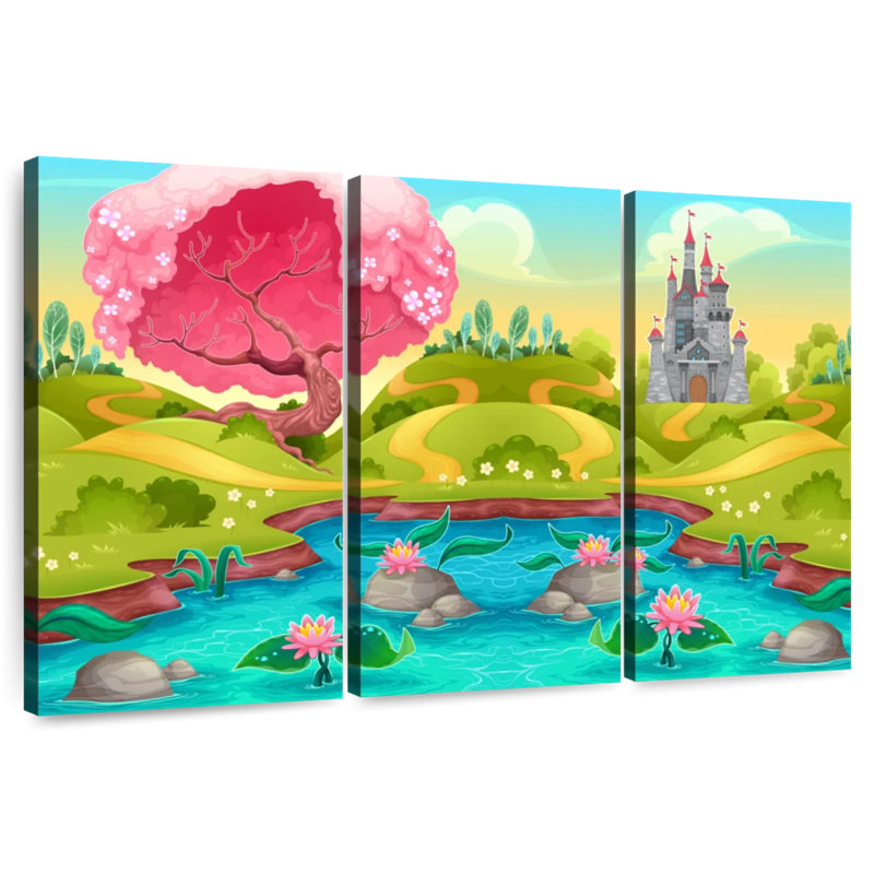 Ashelle Fantasy Royaume du château, H 24 po x l 38 po