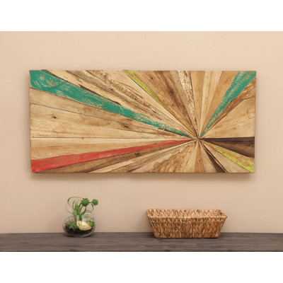 Abstract Wall Decor on Wood