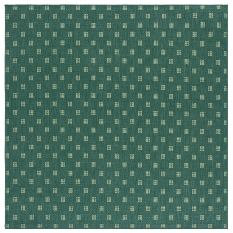 Terrace 806 Geometric Indoor/Outdoor Rug, Square 6'7"