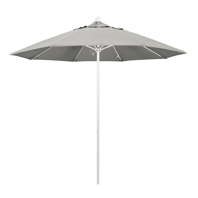 Parasol de marché 9 pi Hibo, Toile granit Sunbrella®