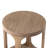 Farmhouse Round Wood  End Table