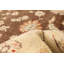 Tapis décoratif en laine de conception unique 7 pi 10 po x 9 pi 8 po noué à la main New Age en brun/beige