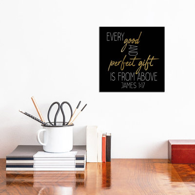Every Good And Perfect Black Square by Kimberly Allen - Wrapped Canvas Gallery-Wrapped Canvas Giclée