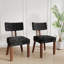 Chaises de salle à manger latérales rembourrées de 18 po de hauteur H 18 po avec pieds en bois massif-1694100217-1695846177-1688791774