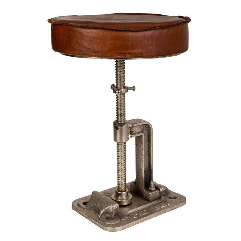 Swivel Upholstered Adjustable Height Counter Stool