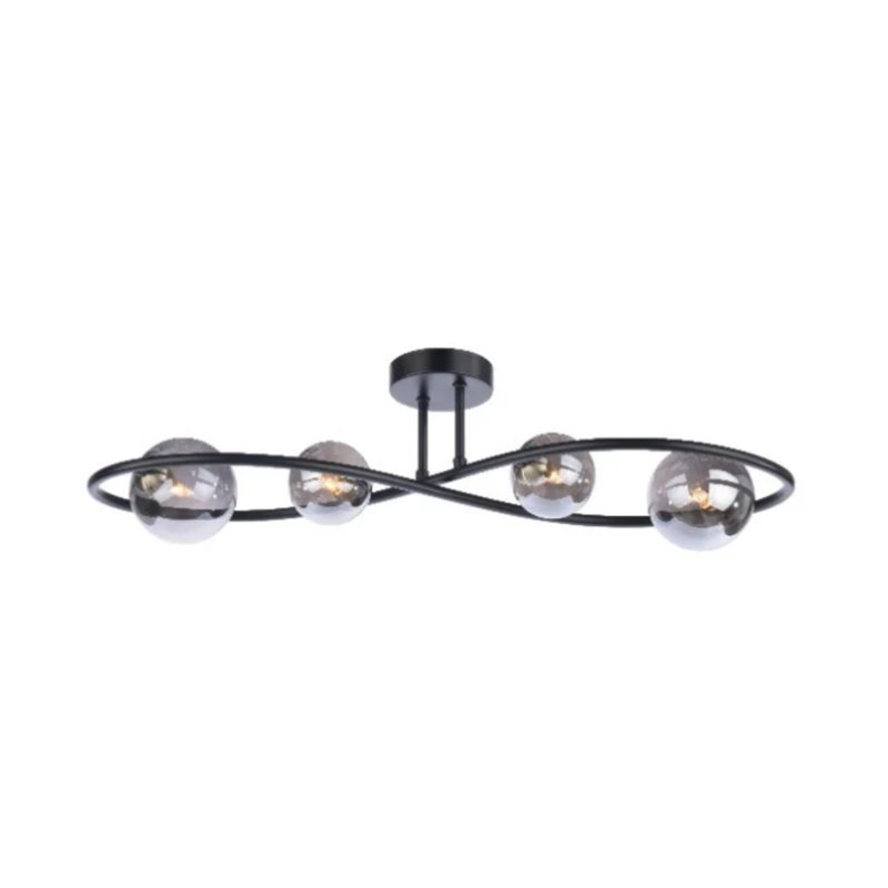 Lena Glass Semi Flush Mount