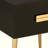 Gold Side Table With 2 Drawer-1640795251