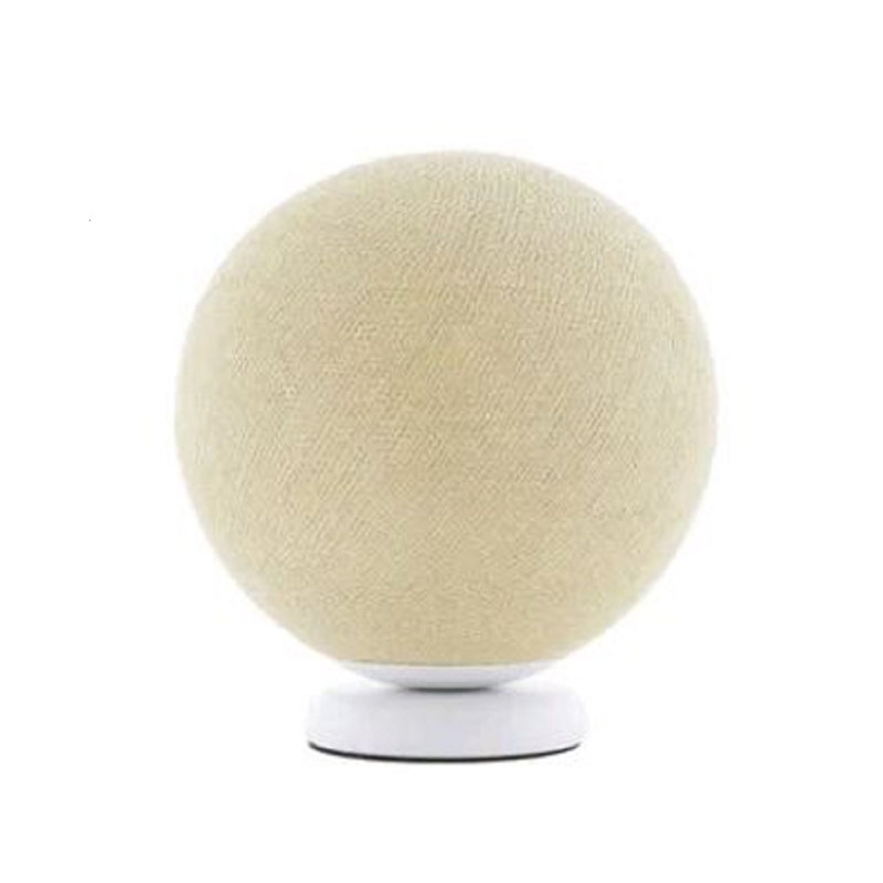 Lampe de table, H 12,2 po x l 12,2 po x P 12,2 po, Gris pierre