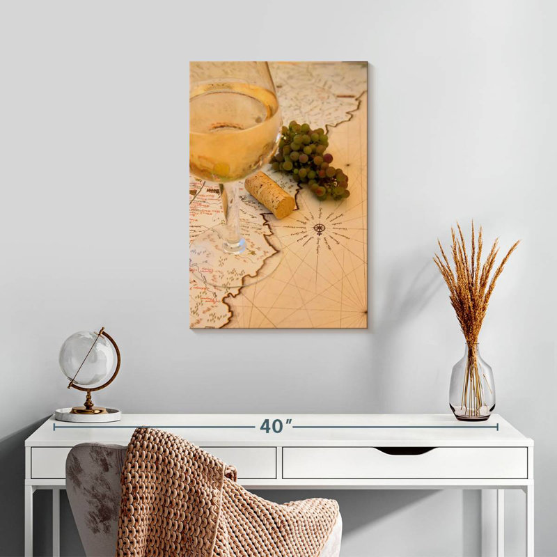 Yarlin Winery Map, 24" H x 16" W