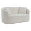 Causeuse recouverte de tissu en chenille Odette