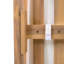Ensemble de 2 chaises de salle à manger en bois d'acacia avec dossier en corde multi-brun