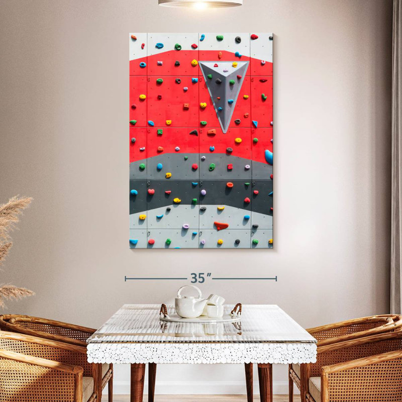 Sireci Indoor Climbing, 51" H x 34" W