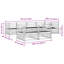 325cm Wide Patio Sectional Set