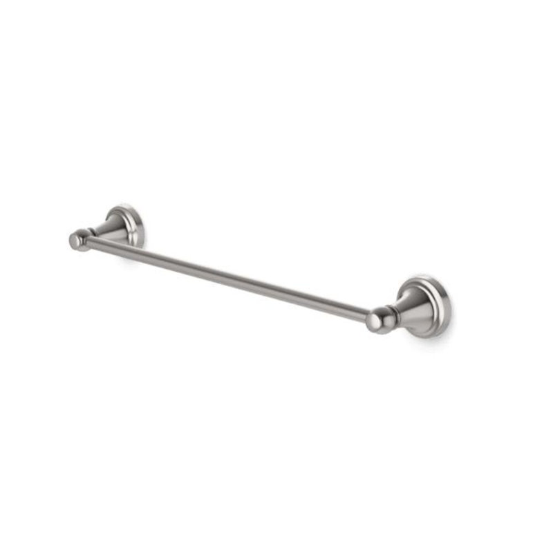 Trova Classic 18" Towel Bar Polished Nickel, Brushed Nickel, 2.13" H x 18" W x 2.75" D