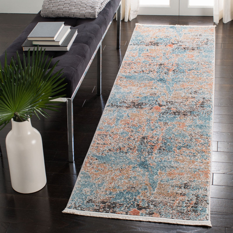 Mesa Shivan Performance Abstract Rug, Runner 2'2" x 8'