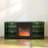 Modern 58" Electric Fireplace Tv Stand With Led Lights, Glass Shelves & Usb Charging Ports, Entertainment Center For Tvs Up To 65"-122913990-122914017