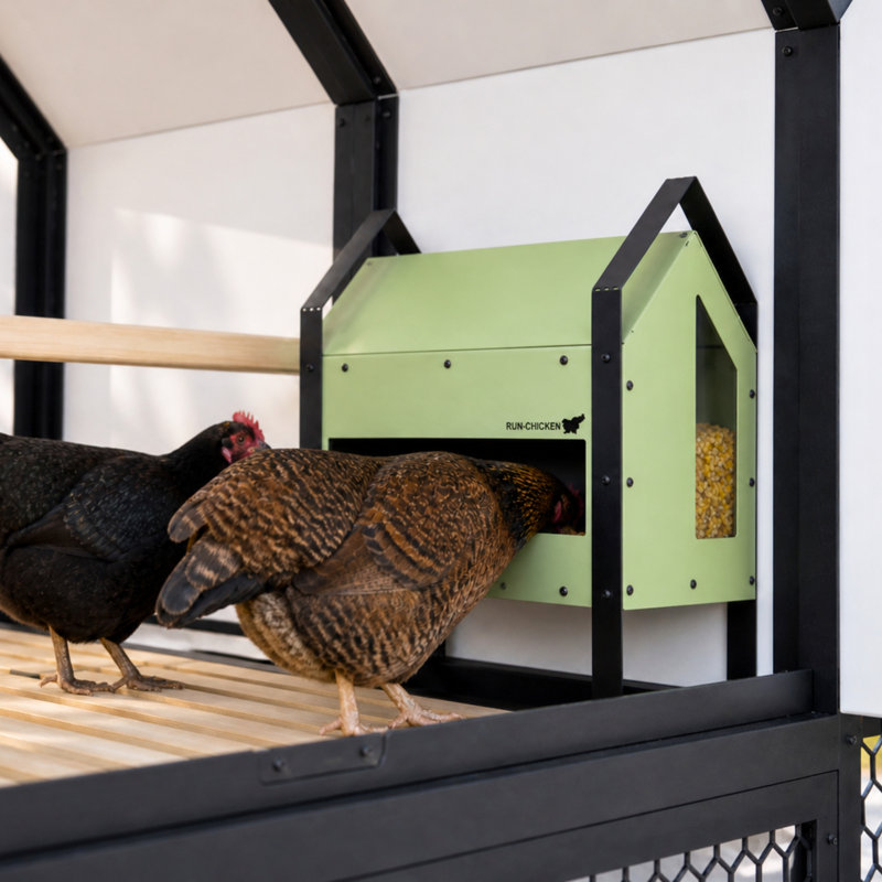 RUN-CHICKEN - Mangeoire automatique Go (menthe), Menthe