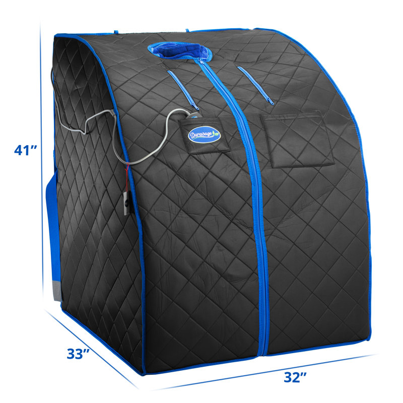 Durasage Cotton/Polyester/Plastic, Black/Blue