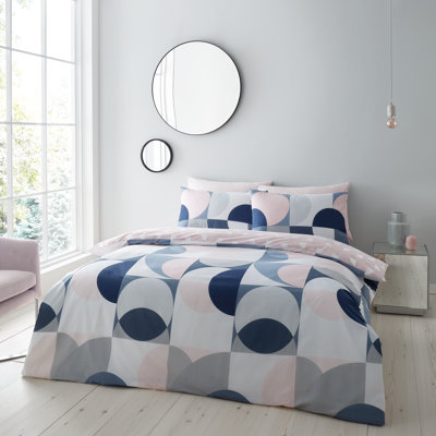 Sirkel Geo Polycotton Duvet Cover Set