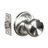 Terrace Passage Hall/Closet Door Knob with Universal 6-Way Latch-14651639