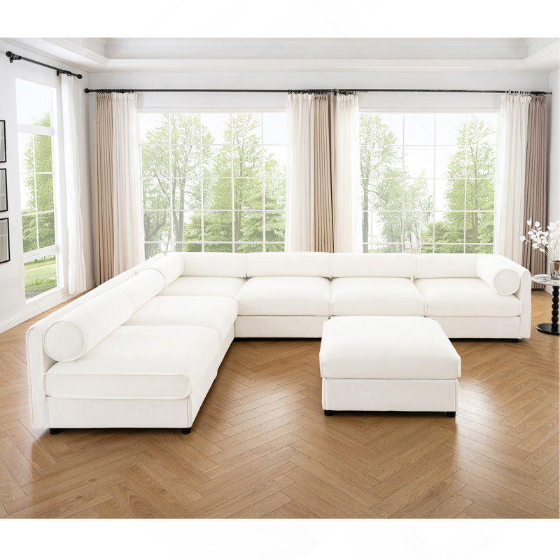 Canapé modulaire moderne avec rangement 6 pièces Modern