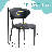 Walpole Ergonomic PU Leather Dining Chairs with Curved Backrest-111087578